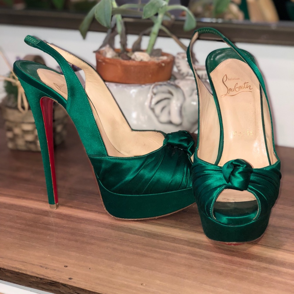 Emerald Green Slingback